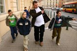 Warszawa - dzieci z doku dziecka w Julinie zwiedzały miasto
