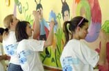 Warszawa - wolontariusze odmalowali sale w Przedszkolu nr 350 „Jaśminowy Gaj”