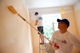 Brzezie - wolontariusze odmalowali 4 sale w internacie Wielofunkcyjnej Placówki Opiekuńczo-Wychowawczej w Brzeziu