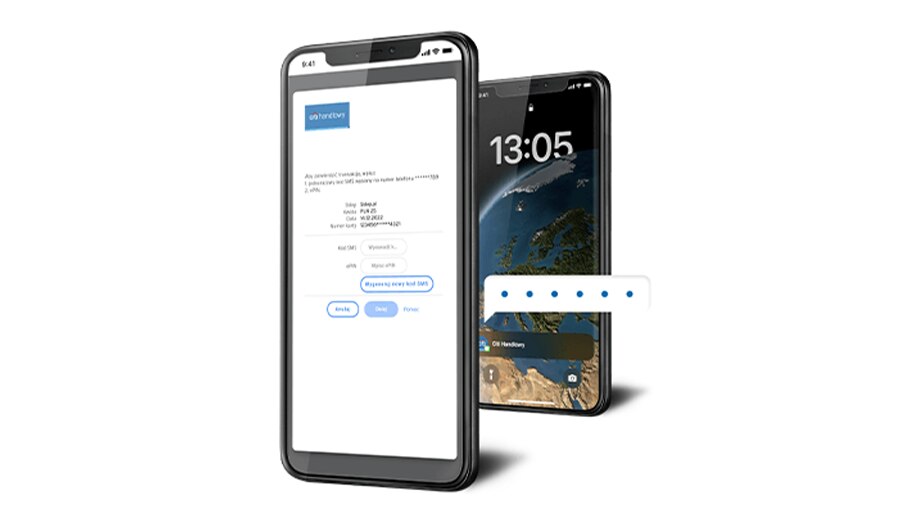 Obrazek przedstawiający osobę dokonującą transakcji za pomocą aplikacji Citi Mobile