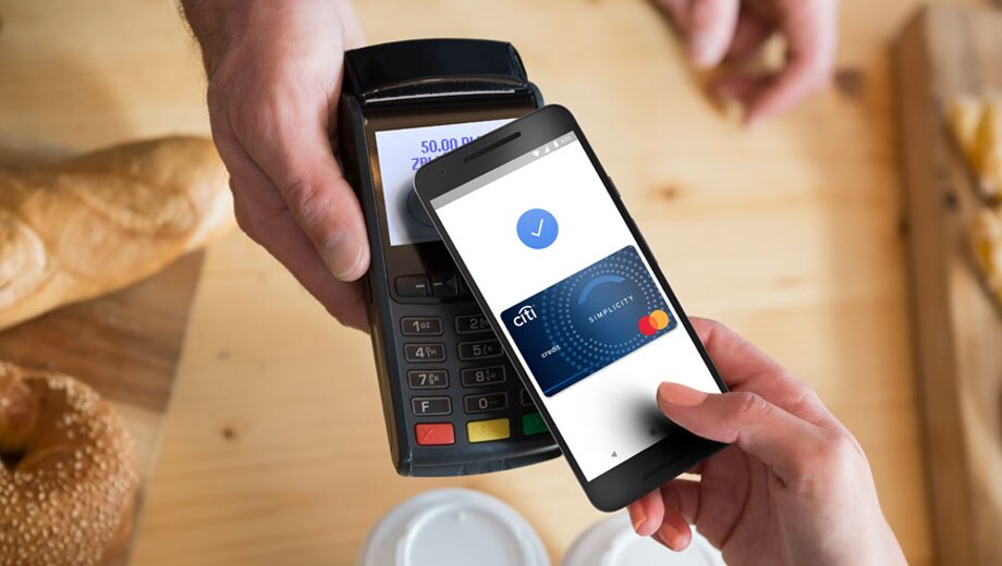 Obrazek pokazujący, jak dodać kartę do GOOGLE PAY