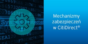 Mechanizmy zabezpieczeń w CitiDirect®