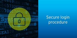 Secure login procedure