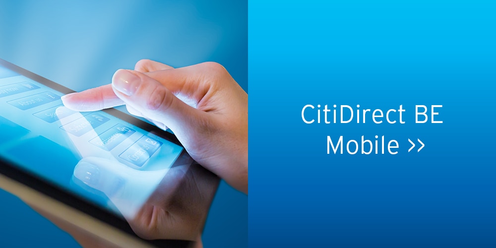 Citi Direct BE mobil