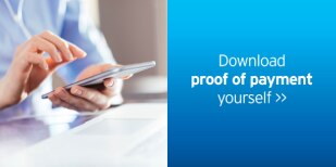 Choose self-service and download proof of payment yourself,
without the need to contact the Bank representative.