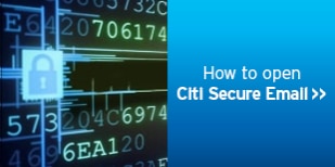 How to open Citi Secure Email